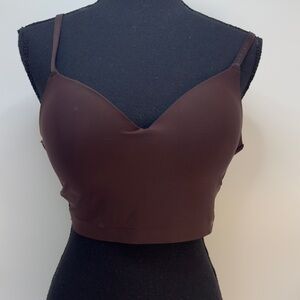 Danskin Light‎ chocolate brown Seamless Bralette Sz 38C